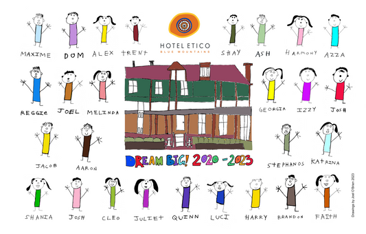 Dream Big tea towel